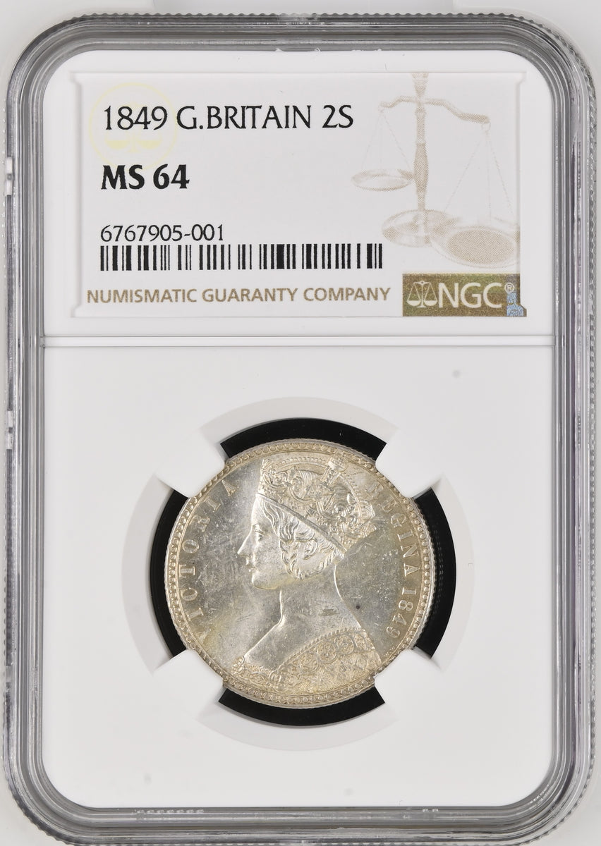 Victoria, 'Godless' Florin, 1849 WW – SHOP | SPINK