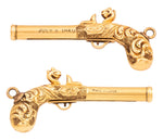 Load image into Gallery viewer, "It was me that did it!": A Rare Early-Victorian 18ct Gold 'Percussion Pistol' Novelty Propelling Pencil on the First Attempted Assassination of Queen Victoria