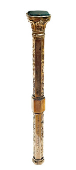 将图片加载到图库查看器，Royal Composer, Pioneer Conductor &amp; "Gilbert &amp; Sullivan" Confidant: A Superb Late-Victorian Rose-Gold Propelling Pencil to Sir Joseph Barnby
