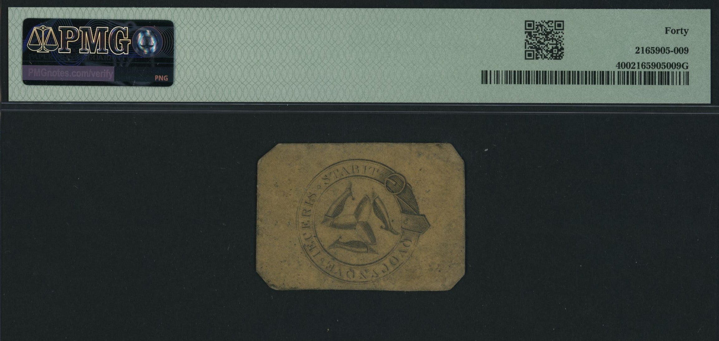 Isle of Man, Brawse Kirk Andreas  1/- Shilling (1814-16), serial number 376