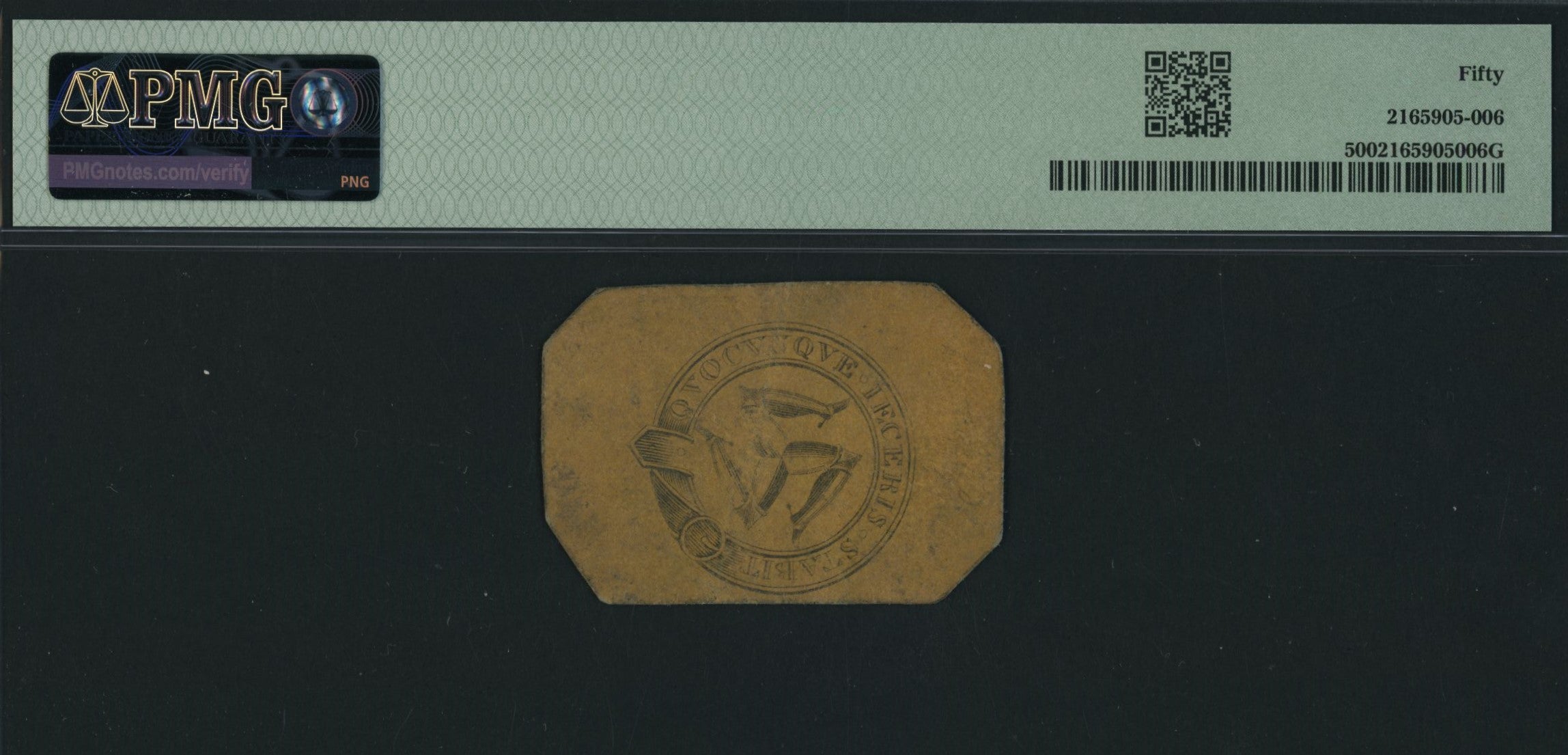 Isle of Man, Brawse Kirk Andreas 1/- Shilling (1814-16), serial number  328,