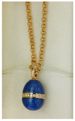 将图片加载到图库查看器，Fabergé ‘Queen’s 80th Birthday Celebration’ Pendant and Chain in 18K Gold, No. 24 of 26
