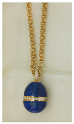 将图片加载到图库查看器，Fabergé ‘Queen’s 80th Birthday Celebration’ Pendant and Chain in 18K Gold, No. 18 of 26
