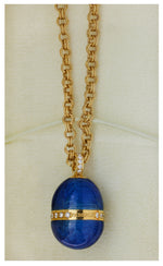 将图片加载到图库查看器，Fabergé ‘Queen’s 80th Birthday Celebration’ Pendant and Chain in 18K Gold, No. 23 of 26
