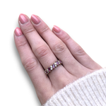 Load image into Gallery viewer, 1985 Ruby and Diamond Ring in 9K Gold, Size N
