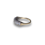 Load image into Gallery viewer, 1985 Seven-Stone Diamond Ring in 9K Gold, Size O
