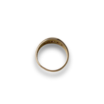 Load image into Gallery viewer, Victorian Diamond Boat Ring in 18K Gold, Antique 1883 Chester, Size O–P
