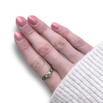 Load image into Gallery viewer, Emerald and Diamond Wishbone Ring in 14K Gold, Vintage Columbian Emerald International Ring, Size K½
