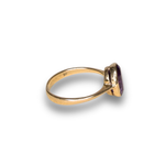 将图片加载到图库查看器，Amethyst Solitaire Ring in 18K Gold, Size K
