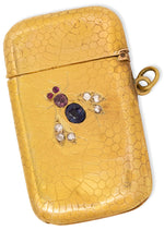 Load image into Gallery viewer, Gold, Diamond, Sapphire and Ruby Bee Vesta Case

