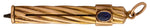 Load image into Gallery viewer, Alexander Treiden Gold and Sapphire Propelling Pencil Holder, circa 1885–1914
