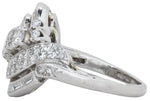 Load image into Gallery viewer, Mid-Century Diamond Cluster Dress Ring in Platinum
