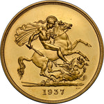 Load image into Gallery viewer, George VI, Proof Five Pounds, 1937

