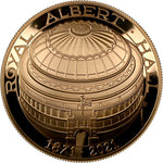 Load image into Gallery viewer, Elizabeth II, 'Royal Albert Hall' Gold Proof Five Pounds, 2021 (Domed Finish)
