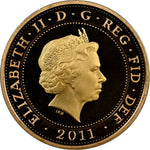 Load image into Gallery viewer, Elizabeth II, Commemorative "500th Anniversary of the Mary Rose" Gold Proof 2-Pounds, 2011
