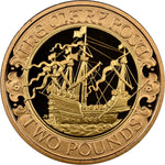 Load image into Gallery viewer, Elizabeth II, Commemorative "500th Anniversary of the Mary Rose" Gold Proof 2-Pounds, 2011
