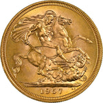 Load image into Gallery viewer, Elizabeth II, Sovereign, 1957
