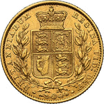 Load image into Gallery viewer, Victoria, 'Ansell' Sovereign, 1859 'Narrow Date'
