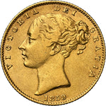 Load image into Gallery viewer, Victoria, 'Ansell' Sovereign, 1859 'Narrow Date'
