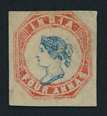 将图片加载到图库查看器，India, 1854-55 Four Anna
