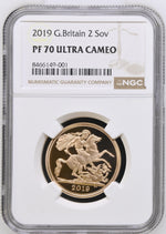 将图片加载到图库查看器，Elizabeth II, Gold Proof Double Sovereign, 2019
