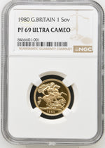 Load image into Gallery viewer, Elizabeth II, Gold Proof Sovereign, 1980
