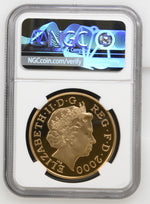 Load image into Gallery viewer, Elizabeth II, 'Centenary of HM The Queen Mother' Gold Proof Five Pounds, 2000

