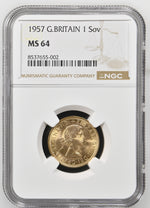 Load image into Gallery viewer, Elizabeth II, Sovereign, 1957
