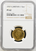 Load image into Gallery viewer, George VI, Proof Sovereign, 1937
