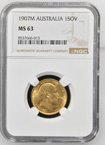 Load image into Gallery viewer, Edward VII, Sovereign, 1907 M, Melbourne
