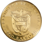 Load image into Gallery viewer, Panama, gold proof 500 balboa, 1977
