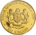 Load image into Gallery viewer, Malaysia, gold proof 200 ringgit, 1977
