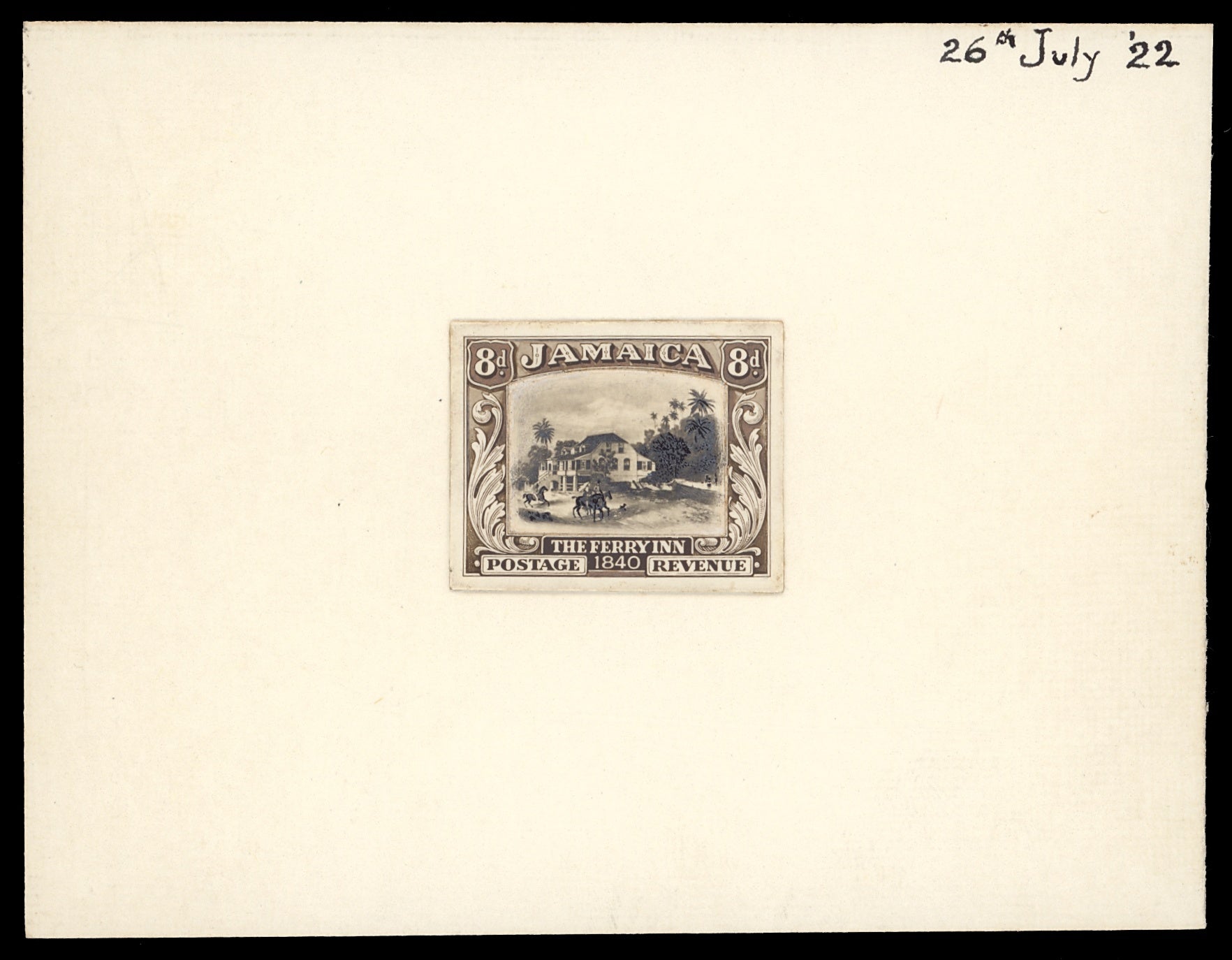 Jamaica Pictorial 8d. Ferry Inn Photographic Essay, 1921-1929