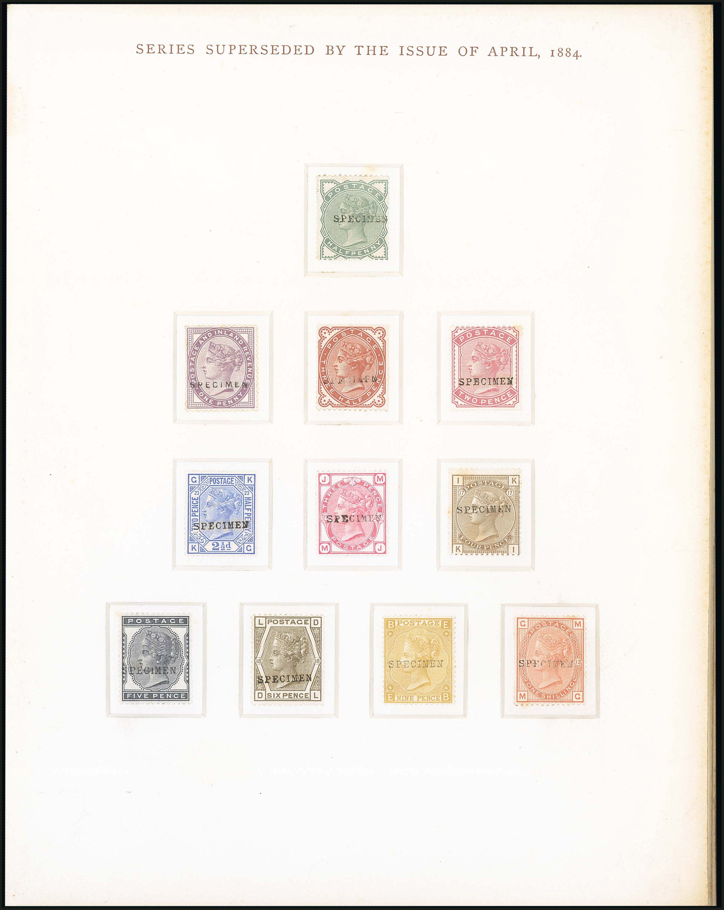 Complete De La Rue "Before and After" Presentation Book