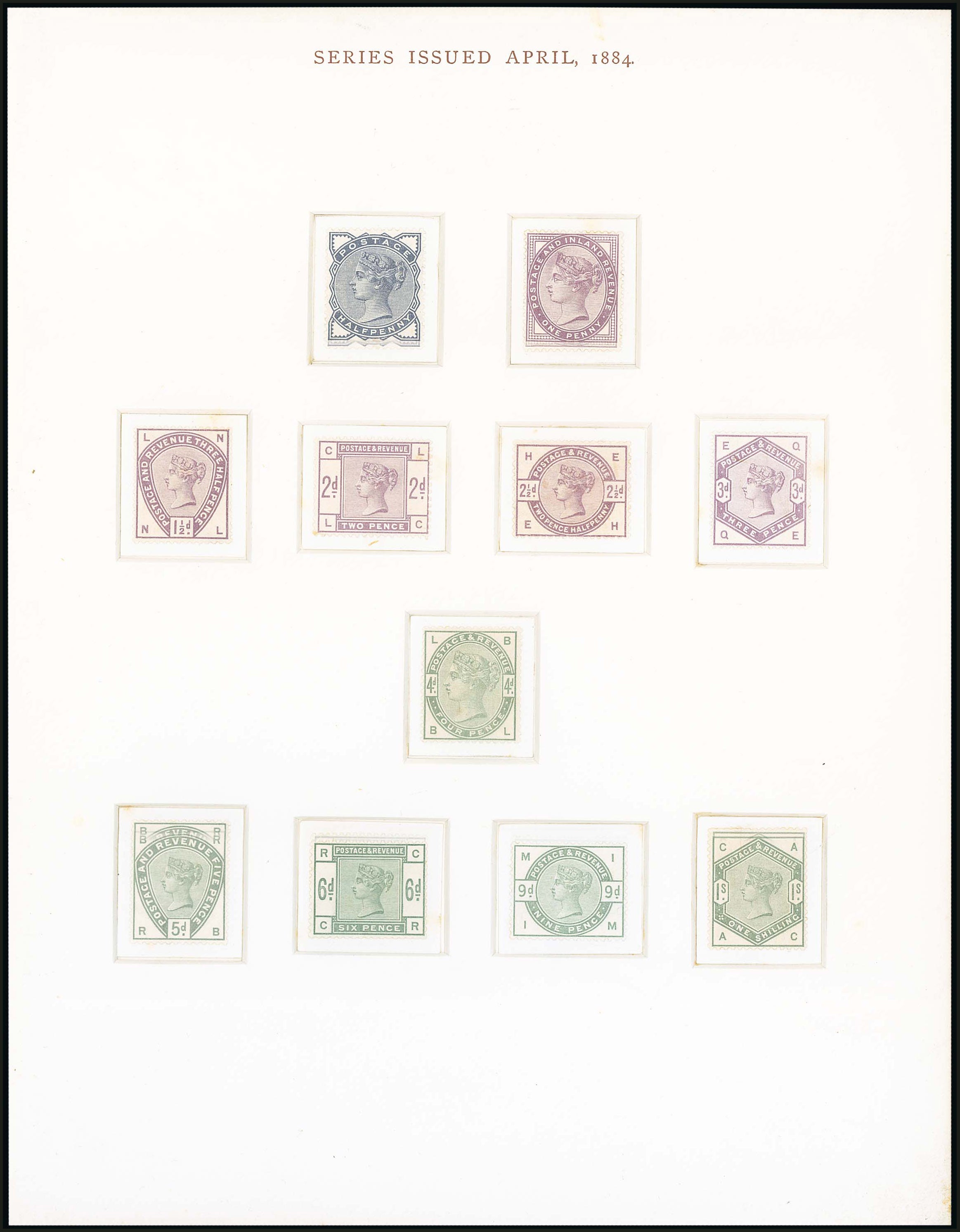 Complete De La Rue "Before and After" Presentation Book