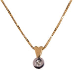 Load image into Gallery viewer, Solitaire Diamond Necklace in 18K Gold
