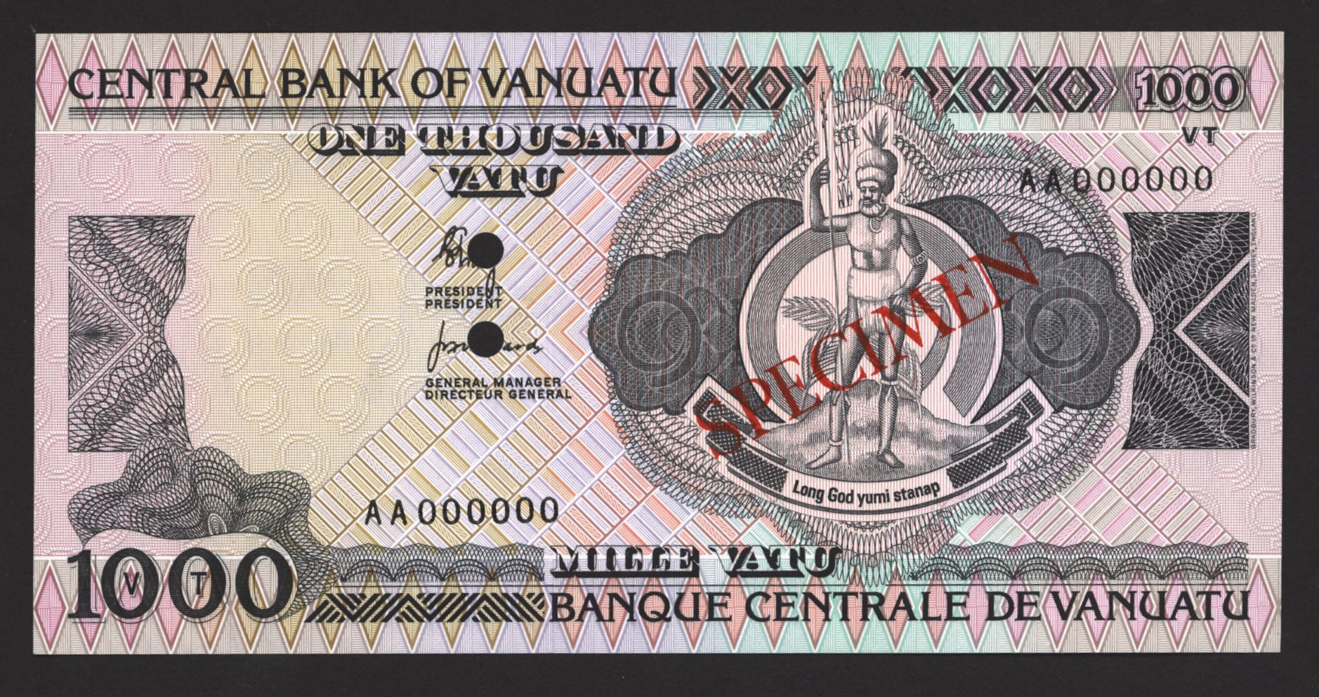 Central Bank of Vanuatu N/A