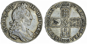 VF35 | William III, Crown NONO 1697